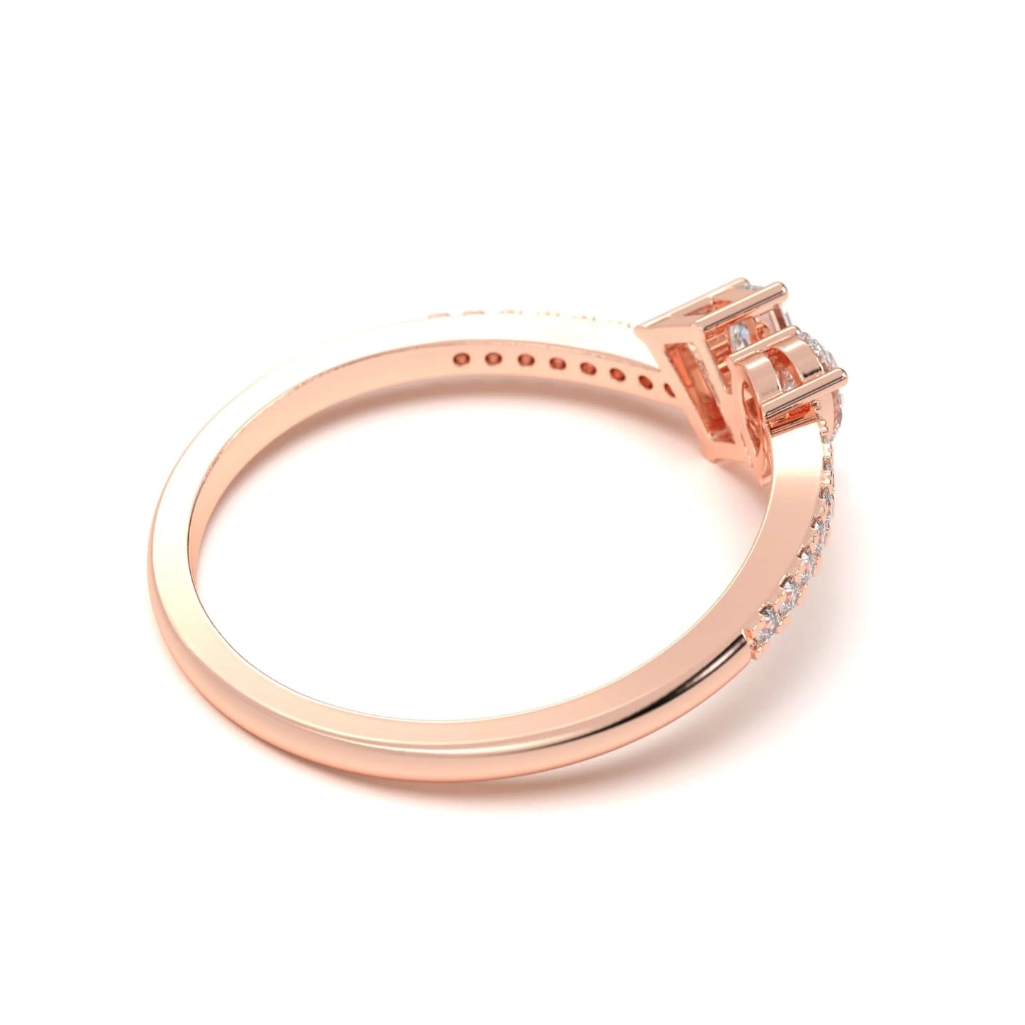 Harmony silver Cut Diamond Ring
