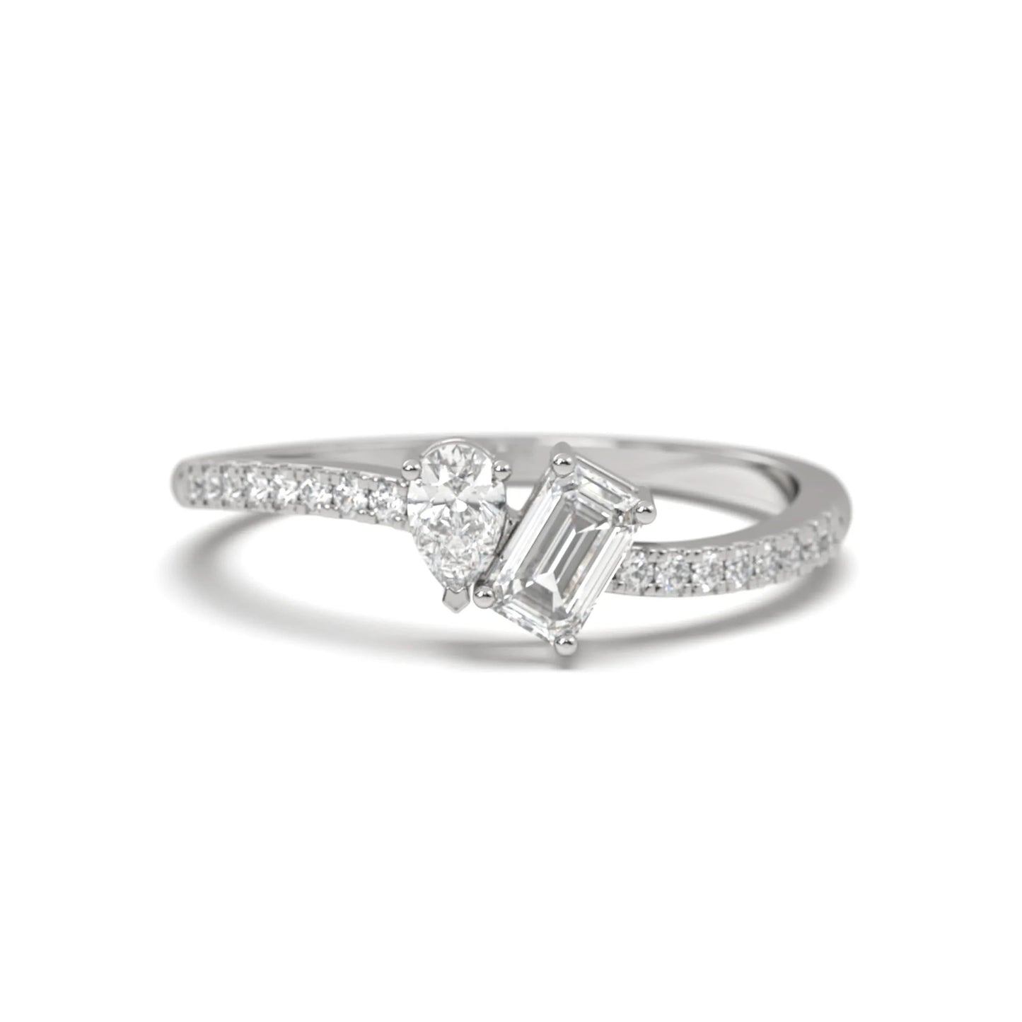 Harmony silver Cut Diamond Ring