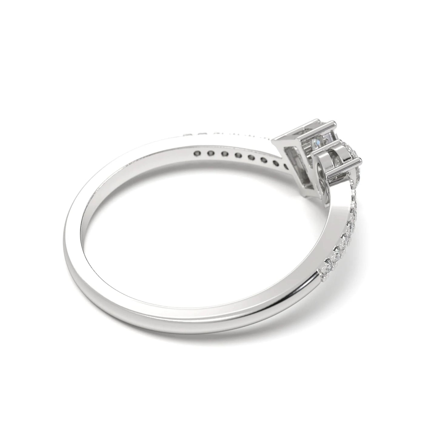 Harmony silver Cut Diamond Ring
