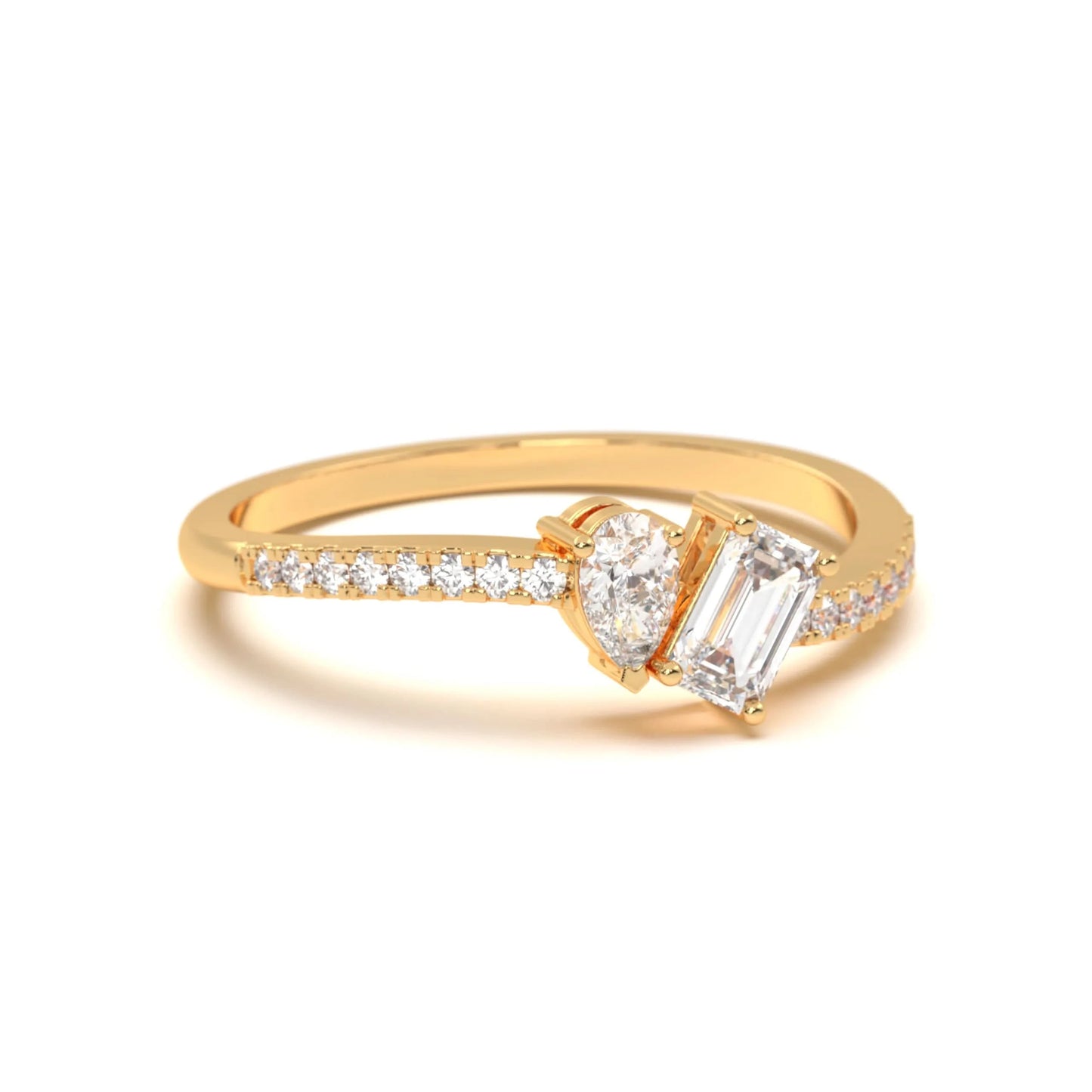 Harmony silver Cut Diamond Ring
