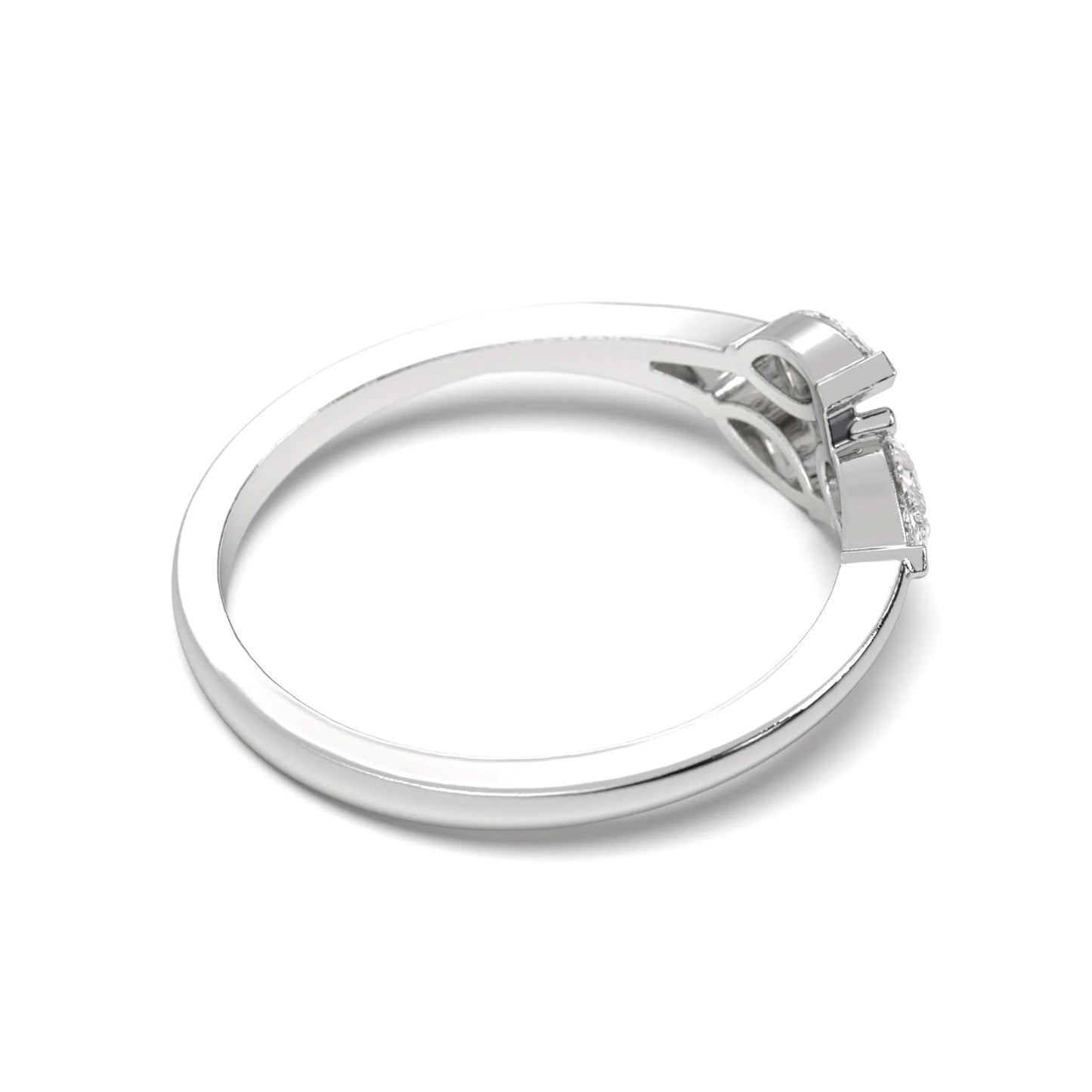 Marquise Trio Silver Ring