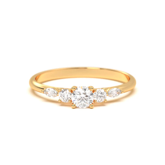 Brilliant Sparkle Silver Ring