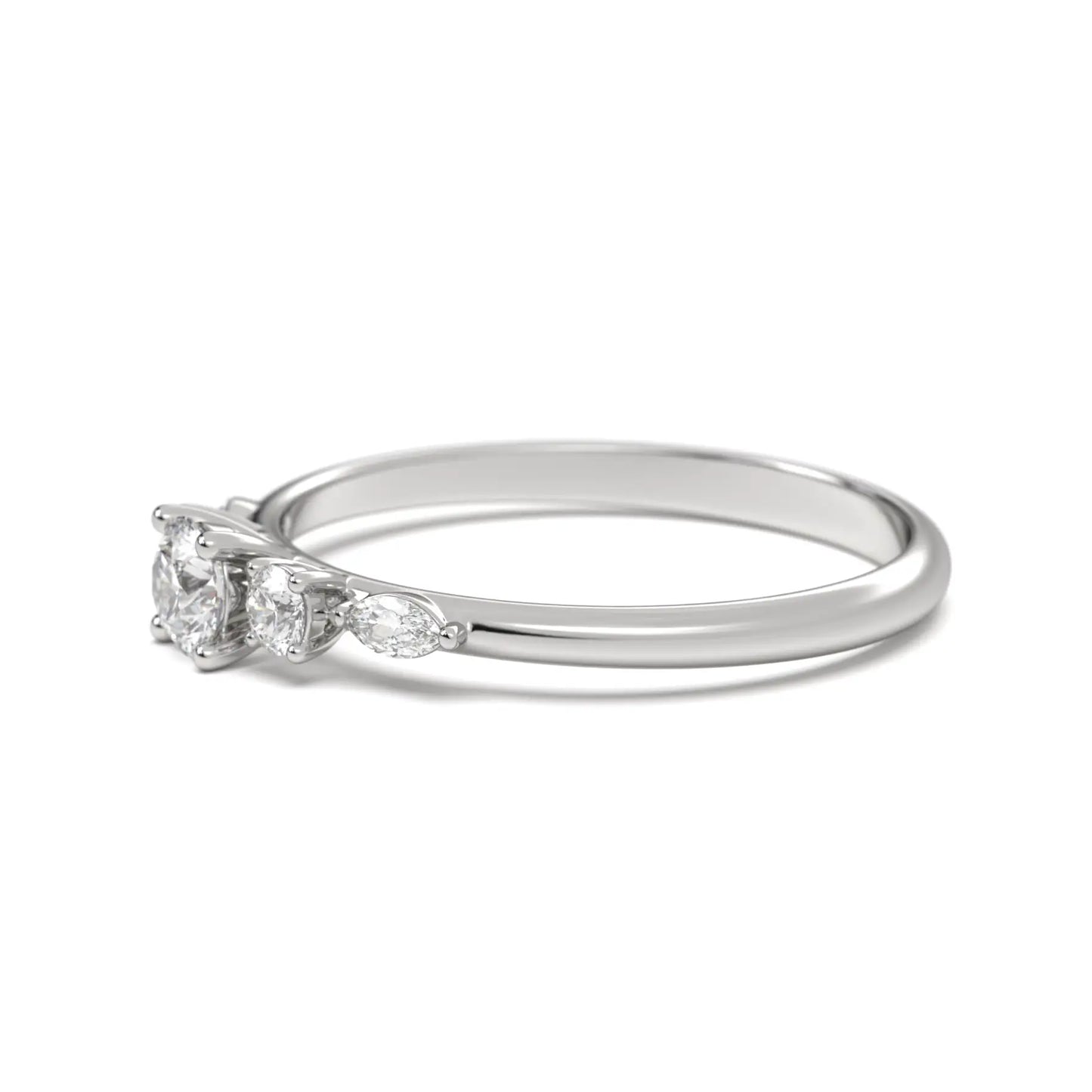 Brilliant Sparkle Silver Ring