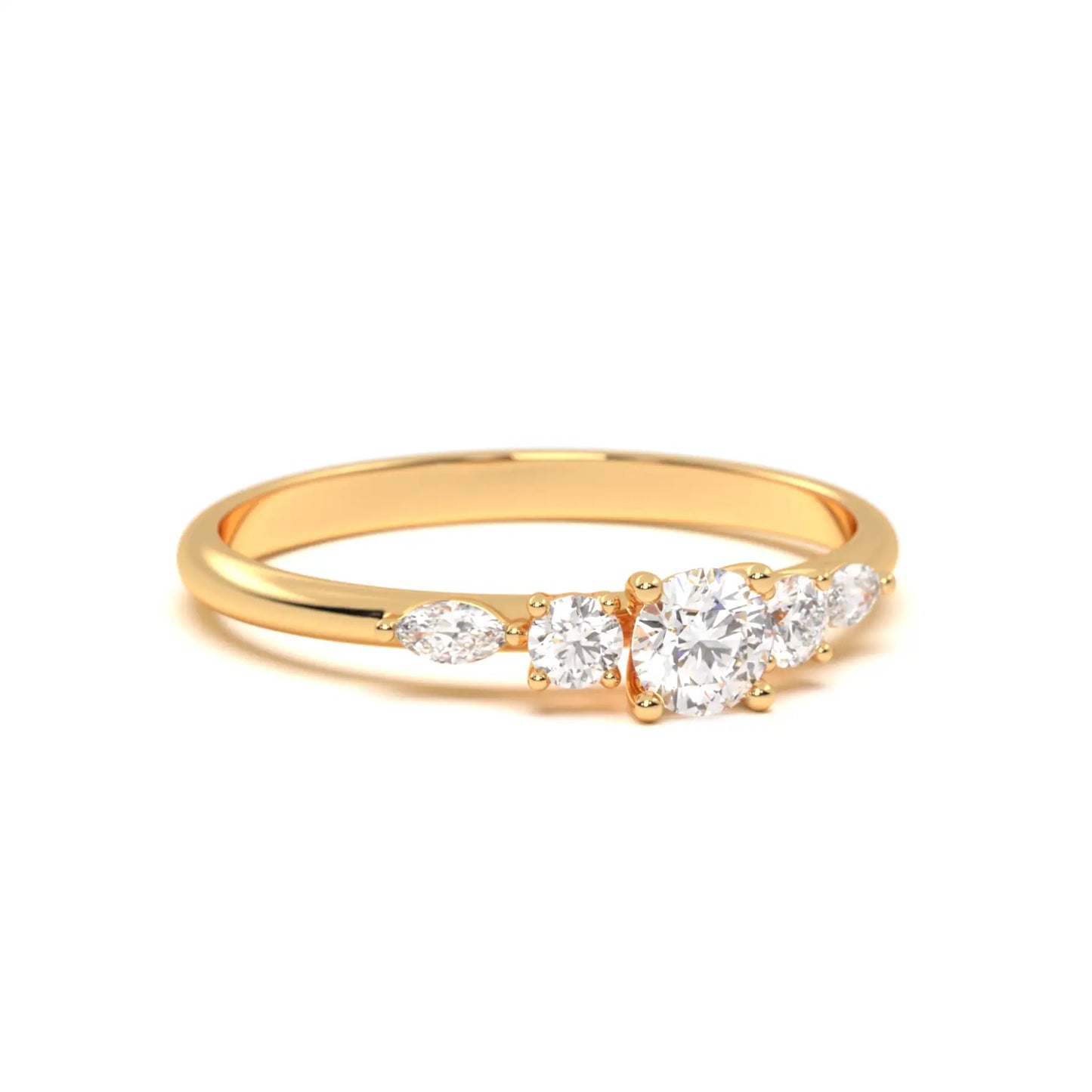 Brilliant Sparkle Silver Ring