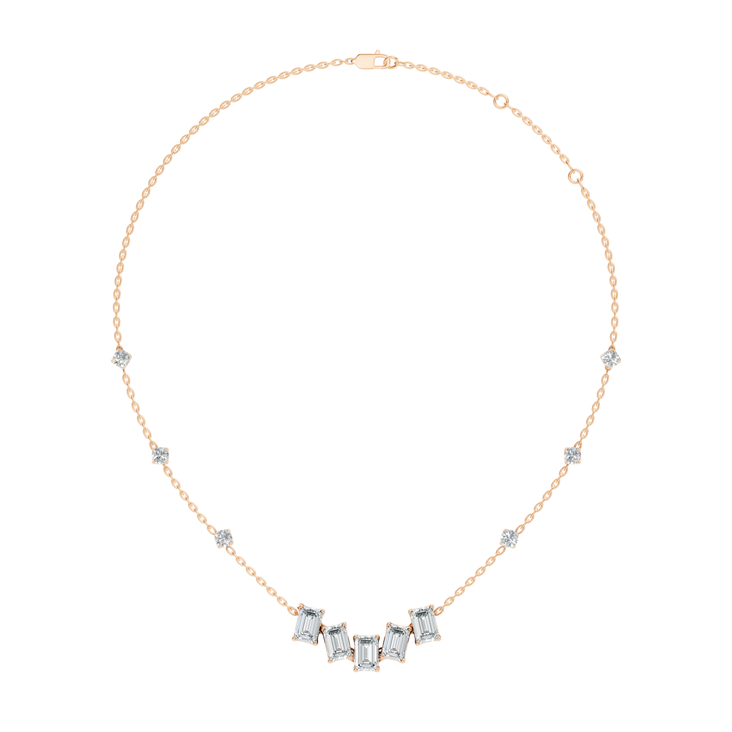 silver Subtle Diamond Charm