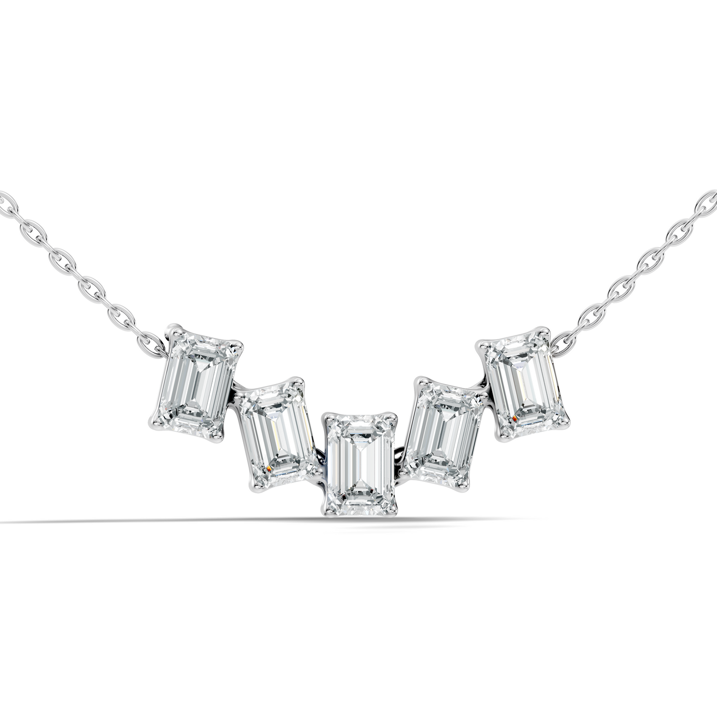 silver Subtle Diamond Charm