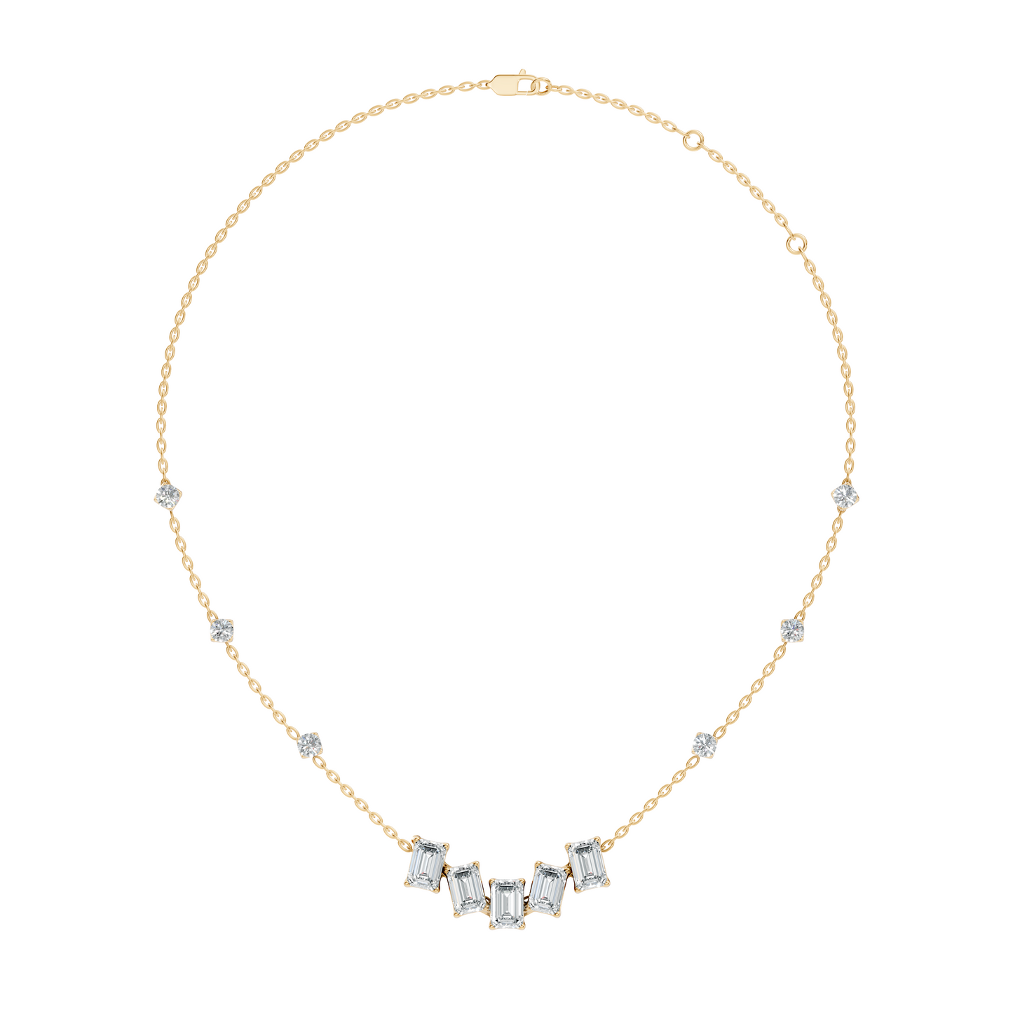 silver Subtle Diamond Charm