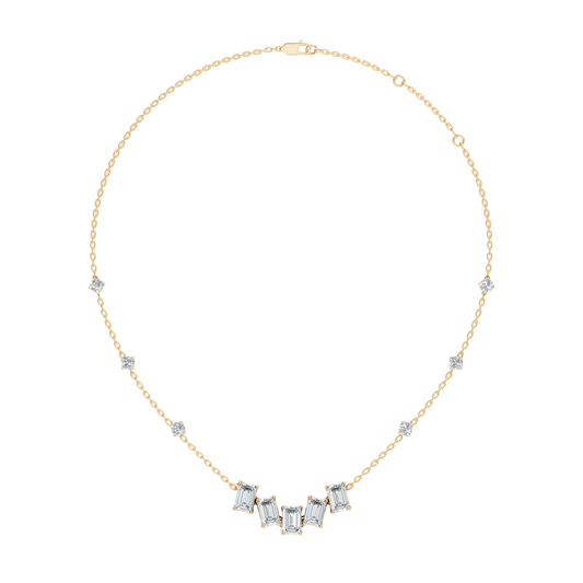 silver Subtle Diamond Charm